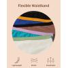 imageINNERSY Plus Size M5XL Big Curvy Woman Cotton Underwear High Waist Briefs 5PackSandy Beach