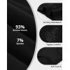 imageINNERSY Womens Bamboo Viscose Heavy Flow Period Underwear High Waisted Leakproof Panties 3 PackBlack