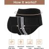 imageINNERSY Womens Bamboo Viscose Heavy Flow Period Underwear High Waisted Leakproof Panties 3 PackBlack