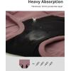 imageINNERSY Womens Bamboo Viscose Heavy Flow Period Underwear High Waisted Leakproof Panties 3 PackPinkBlueBrown