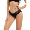 imageINNERSY Womens Lace Cheeky Bikini Underwear Soft Breathable Hipster Panties 3PackArctic Twilight