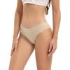 imageINNERSY Womens Lace Cheeky Bikini Underwear Soft Breathable Hipster Panties 3PackChestnut Blush