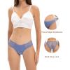 imageINNERSY Womens Lace Cheeky Bikini Underwear Soft Breathable Hipster Panties 3PackMidnight Fire