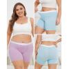 imageINNERSY Womens Modal Plus Size 5quot Boxer Underwear Anti Chafing Boyshorts Panties 2PackLavender Breeze