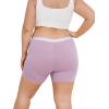 imageINNERSY Womens Modal Plus Size 5quot Boxer Underwear Anti Chafing Boyshorts Panties 2PackLavender Breeze