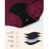 imageINNERSY Womens Period Underwear Hipster Teens Mesh Panties for Postpartum Menstrual 3PackDark Vintage