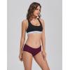 imageINNERSY Womens Period Underwear Hipster Teens Mesh Panties for Postpartum Menstrual 3PackDark Vintage