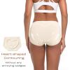 imageINNERSY Womens Seamless No Show Underwear Quick Dry Panties Nylon Briefs 3PackBeige