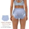 imageINNERSY Womens Seamless No Show Underwear Quick Dry Panties Nylon Briefs 3PackSky Meadow