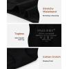 imageINNERSY Womens Underwear Soft Cotton Low Rise Panties Breathable Briefs 6 Pack6 Black