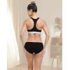 imageINNERSY Womens Underwear Soft Cotton Low Rise Panties Breathable Briefs 6 PackSummer Ripples