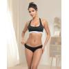 imageINNERSY Womens Underwear Soft Cotton Low Rise Panties Breathable Briefs 6 PackSummer Ripples