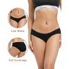 imageINNERSY Womens Underwear Soft Cotton Low Rise Panties Breathable Briefs 6 PackSummer Ripples