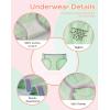 imageINNERSY Girls Underwear Cotton Breathable Hipster Briefs Girls Panties 6 PackMulticolor