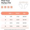 imageINNERSY Girls Underwear Cotton Breathable Hipster Briefs Girls Panties 6 PackMulticolor