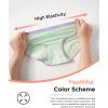 imageINNERSY Girls Underwear Cotton Breathable Hipster Briefs Girls Panties 6 PackMulticolor