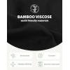 imageINNERSY Womens Bamboo Viscose Hipster Panties Breathable Silky Underwear 3PackBlack