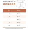 imageINNERSY Womens Heavy Flow Period Boyshorts Underwear High Waisted Menstrual Panties Hold 4 TamponsSolid Black