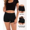 imageINNERSY Womens Heavy Flow Period Boyshorts Underwear High Waisted Menstrual Panties Hold 4 TamponsSolid Black