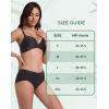 imageINNERSY Womens Period Underwear Heavy Flow Bamboo Viscose Hold 4 Tampons Leakproof Panties 3PackBlack