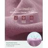 imageINNERSY Womens Period Underwear Heavy Flow Bamboo Viscose Hold 4 Tampons Leakproof Panties 3PackPurpleBlueBrown