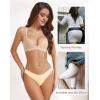 imageINNERSY Womens Seamless Underwear Nylon Sexy Thongs No Show Womens Panties 5 PackBeige