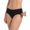 imageINNERSY Womens Soft ampamp Thin No Show Modal Underwear Quick Dry Panties for Summer 5PackBlack