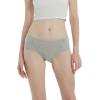 imageINNERSY Womens Underwear Cotton Hipster Panties Regular ampamp Plus Size 6PackFrench Grey