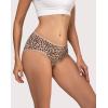 imageINNERSY Womens Underwear Cotton Hipster Panties Regular ampamp Plus Size 6PackLeopard Print