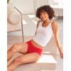 imageINNERSY Womens Underwear Cotton Hipster Panties Regular ampamp Plus Size 6PackScarlet Navy