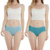 imageINNERSY Womens Underwear Cotton Hipster Panties Regular ampamp Plus Size 6PackSolid Colors and Stripes