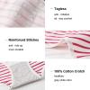 imageINNERSY Womens Underwear Cotton Hipster Panties Regular ampamp Plus Size 6PackSolid Colors and Stripes