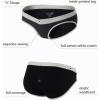 imageINNERSY Womens Maternity Underwear Cotton Plus Size Pregnancy Postpartum Panties 5 Pack5 Black With Grey Waistband