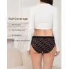 imageINNERSY Womens Maternity Underwear Cotton Plus Size Pregnancy Postpartum Panties 5 PackElegant Dark
