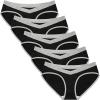 5 Black With Grey Waistband