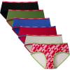 imageINNERSY Womens Sporty Hipster Panties Cotton Underwear Multicolored 6PackKaleidoscope