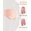 imageINNERSY Girls Seamless Period Underwear for Teens Light Protection Panties 3PackDusky Petal