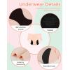 imageINNERSY Girls Seamless Period Underwear for Teens Light Protection Panties 3PackDusky Petal