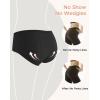 imageINNERSY Girls Seamless Period Underwear for Teens Light Protection Panties 3PackSolid Black