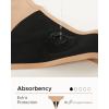 imageINNERSY Period Thongs Underwear for Women Seamless Thongs No Show Sexy Panties 3PackKhaki Noir