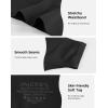 imageINNERSY Period Thongs Underwear for Women Seamless Thongs No Show Sexy Panties 3PackSolid Black