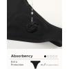 imageINNERSY Period Thongs Underwear for Women Seamless Thongs No Show Sexy Panties 3PackSolid Black