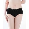 imageINNERSY Teen Girls Period Panties Age 816 Cotton Menstrual Hipster Underwear 3PackGolden Black