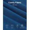 imageINNERSY Mens Cotton Boxer Shorts Knit Boxers with Soft Stretchy Waistband 4PackBlackGreyPalace BluePlacid Blue