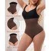 imageINNERSY Tummy Control Thong Shapewear Panties for Women High Waisted Seamless Body Shaper UnderwearDark Brown