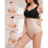 imageINNERSY Tummy Control Thong Shapewear Panties for Women High Waisted Seamless Body Shaper UnderwearPink Tint