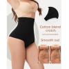 imageINNERSY Tummy Control Thong Shapewear Panties for Women High Waisted Seamless Body Shaper UnderwearPure Black