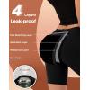 imageINNERSY Womens Period Underwear Heavy Flow Leakproof Boyshorts Menstrual PantiesBlack