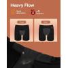 imageINNERSY Womens Period Underwear Heavy Flow Leakproof Boyshorts Menstrual PantiesBlack