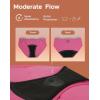 imageINNERSY Womens Bikini Period Underwear Cotton Menstrual Leakproof Panties 3PackSunset Forest